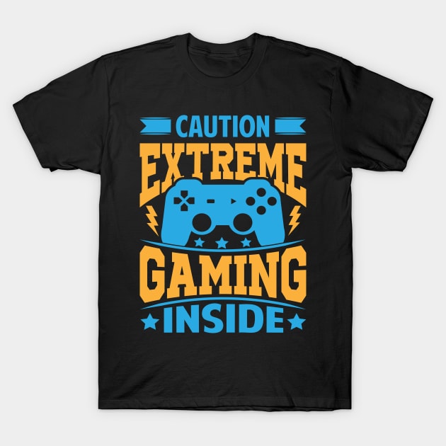 Extreme Gaming T-Shirt by Kingdom Arts and Designs